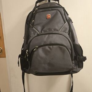 Swiss Gear Laptop Backpack Travel Gray Bag